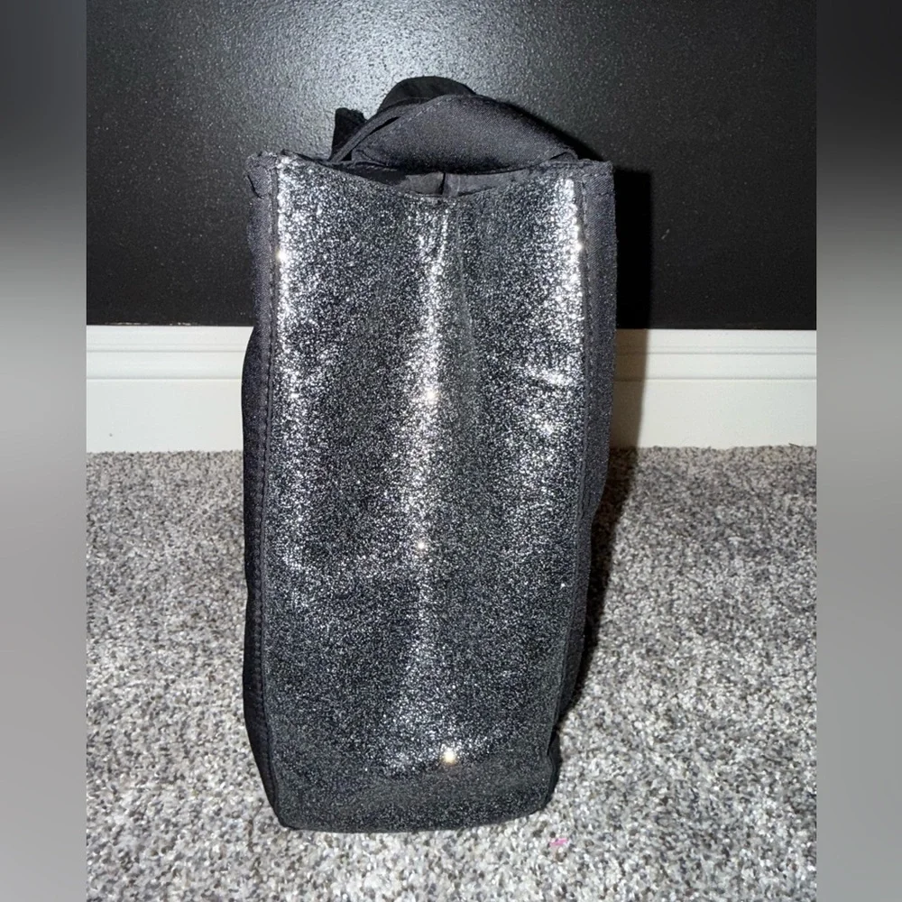 Coach perfumes black canvas sparkle tote